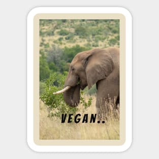 Earth Day 2020 Vegan Sticker